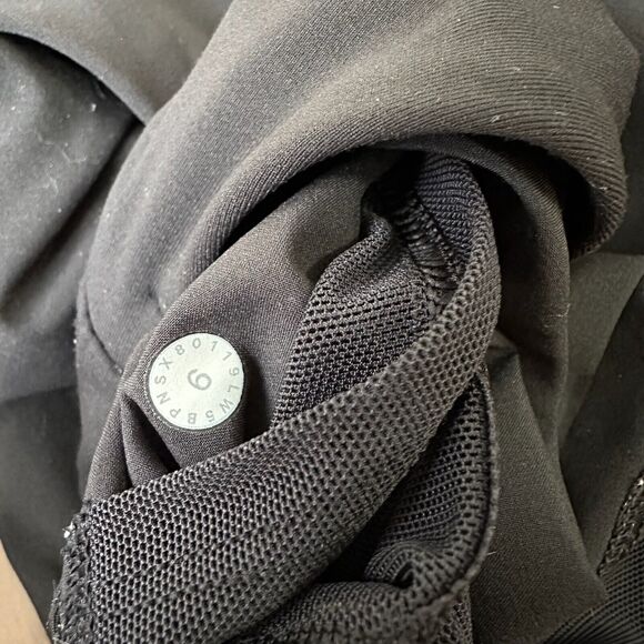 LULULEMON On The Fly Pants Charcoal Drawstring Waist Ankle Mid Rise - Picture 9 of 12